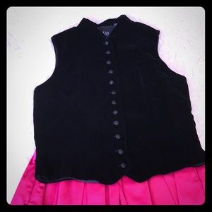 Black velvet Gap blouse